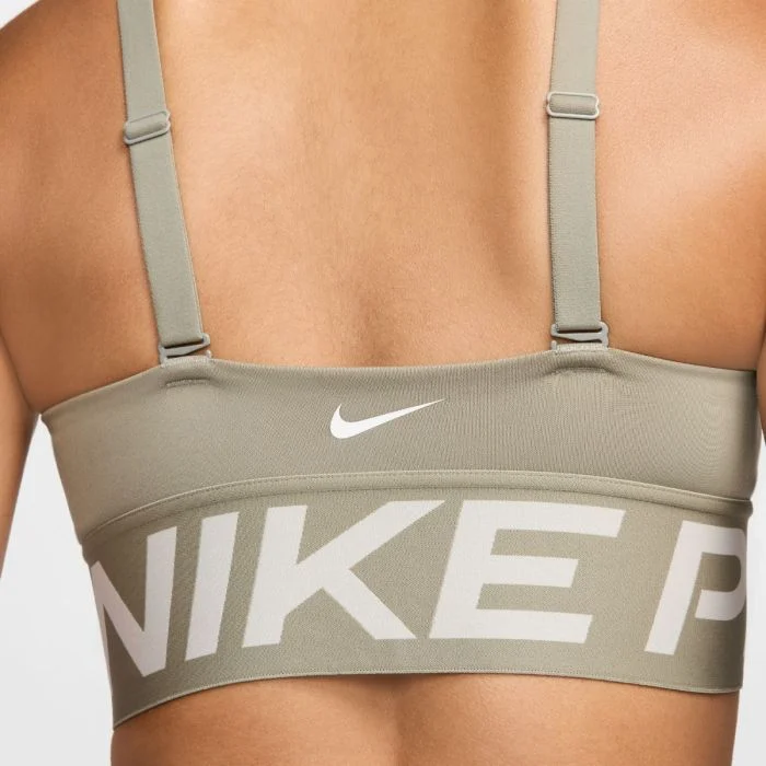 Nike Dame BH Pro Indy Plunge Bra Bold Brun