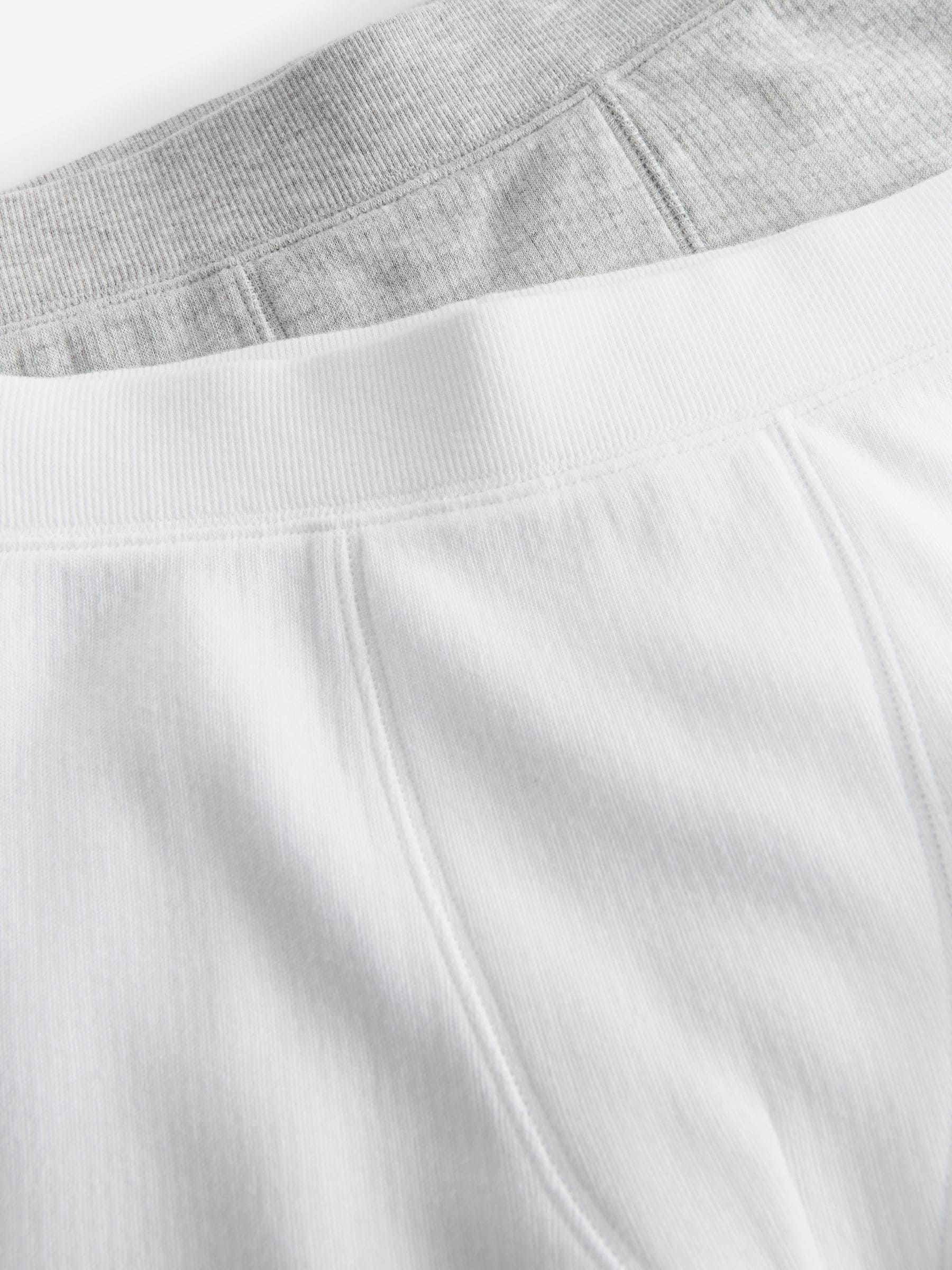 Grijs/wit - Verpakking van 2 thermische leggings (2-16 jr)