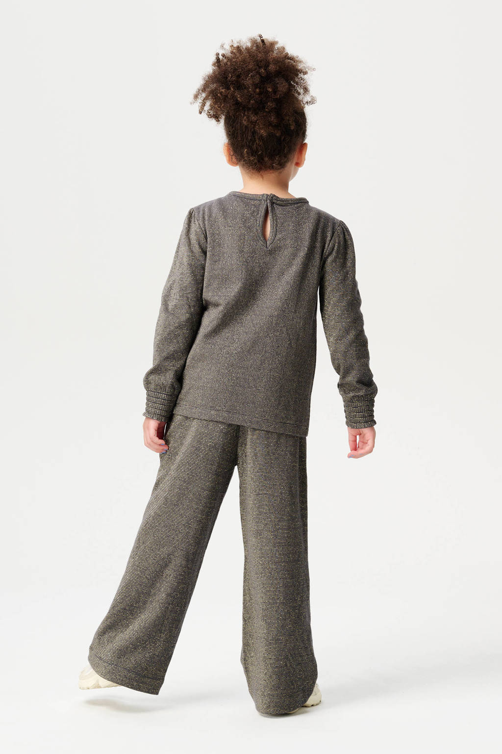 Noppies straight fit broek Jixian grijs