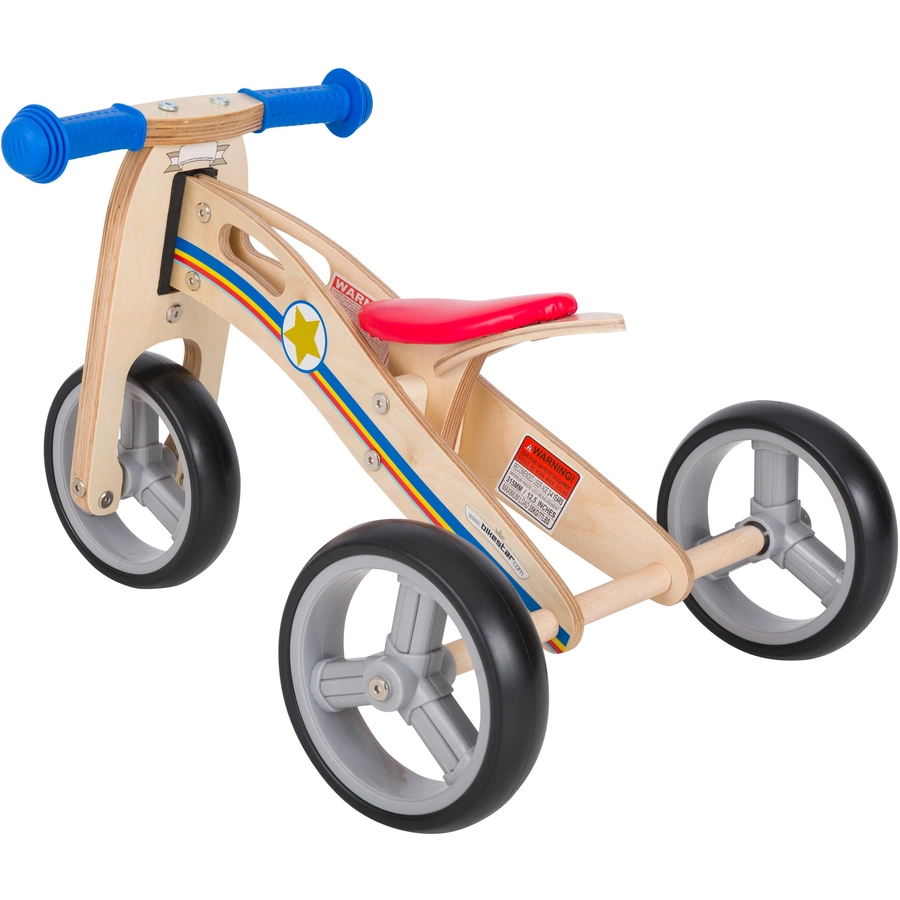 Bikestar Laufrad 7 Zoll Holz blau