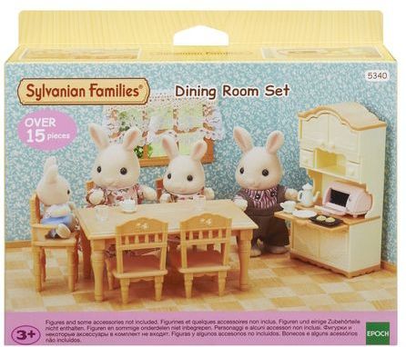 Epoch - Sylvanian Families Eetset - Poppenhuismeubels - Diverse Figuren