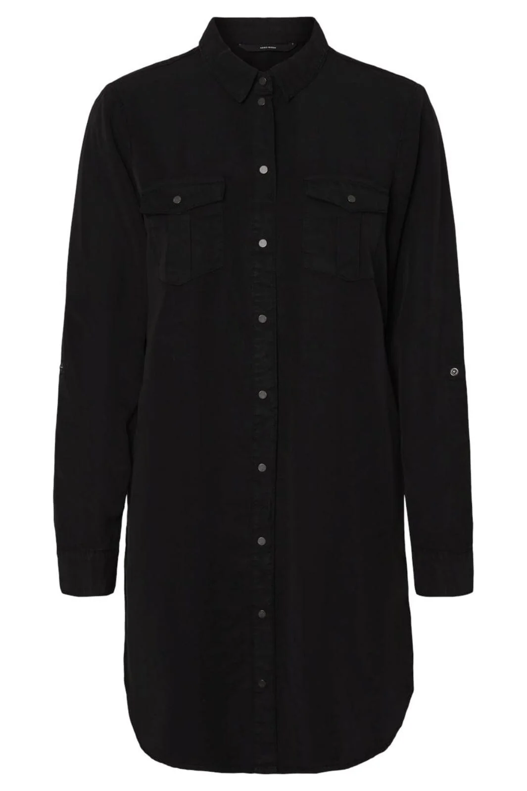 Vero Moda Vmsigga Ls Short Dress Blck