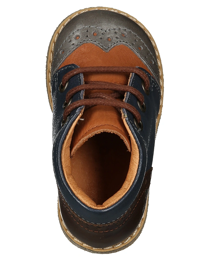 Schnür-Halbschuhe VESEO MULTI in dunkelblau/grau
