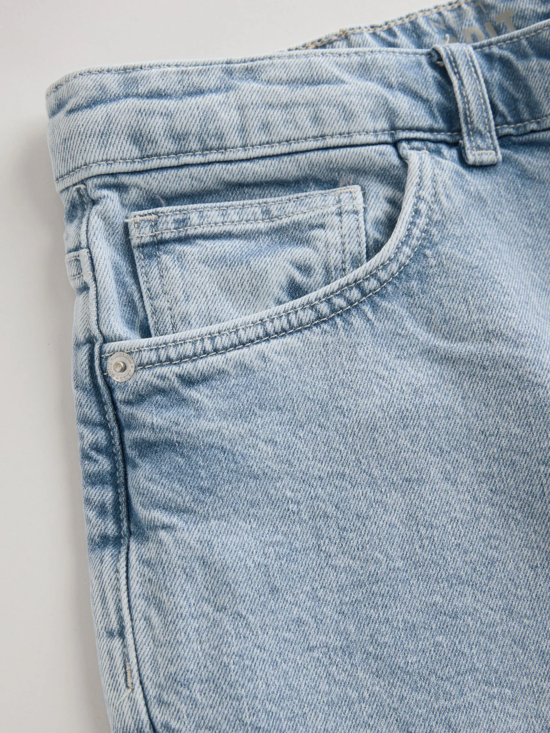 Lichtblauw - EDIT - Baggy Fit Jeans