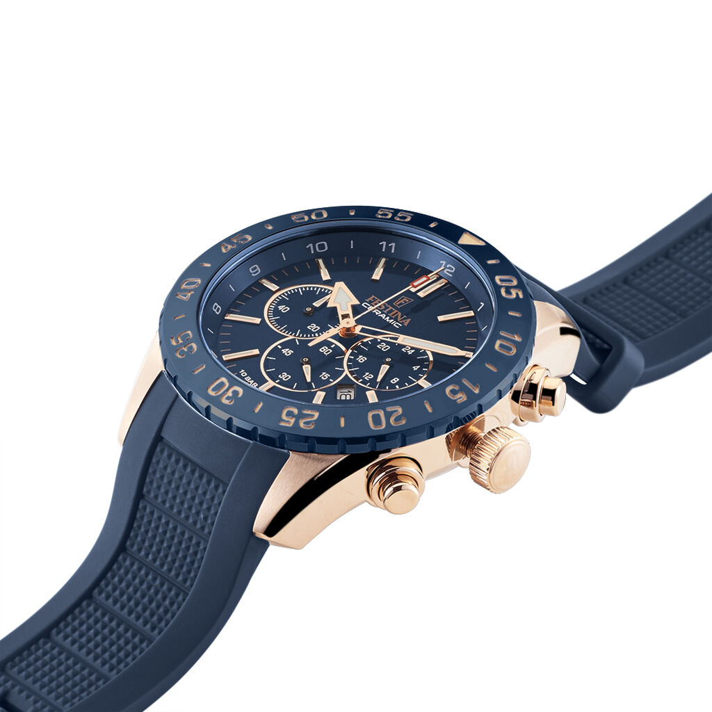 Montre Ceramic Bleu
