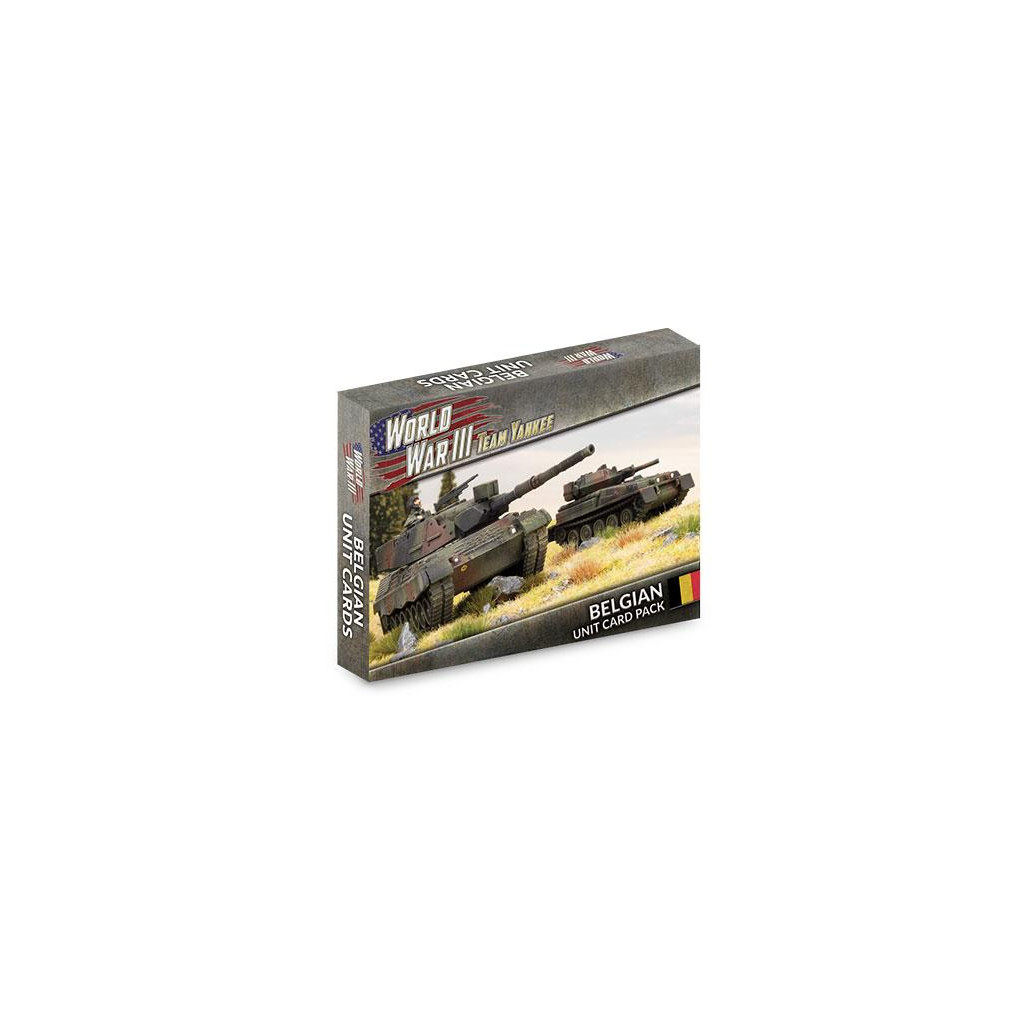 Team Yankee - Belgian Unit Card Pack