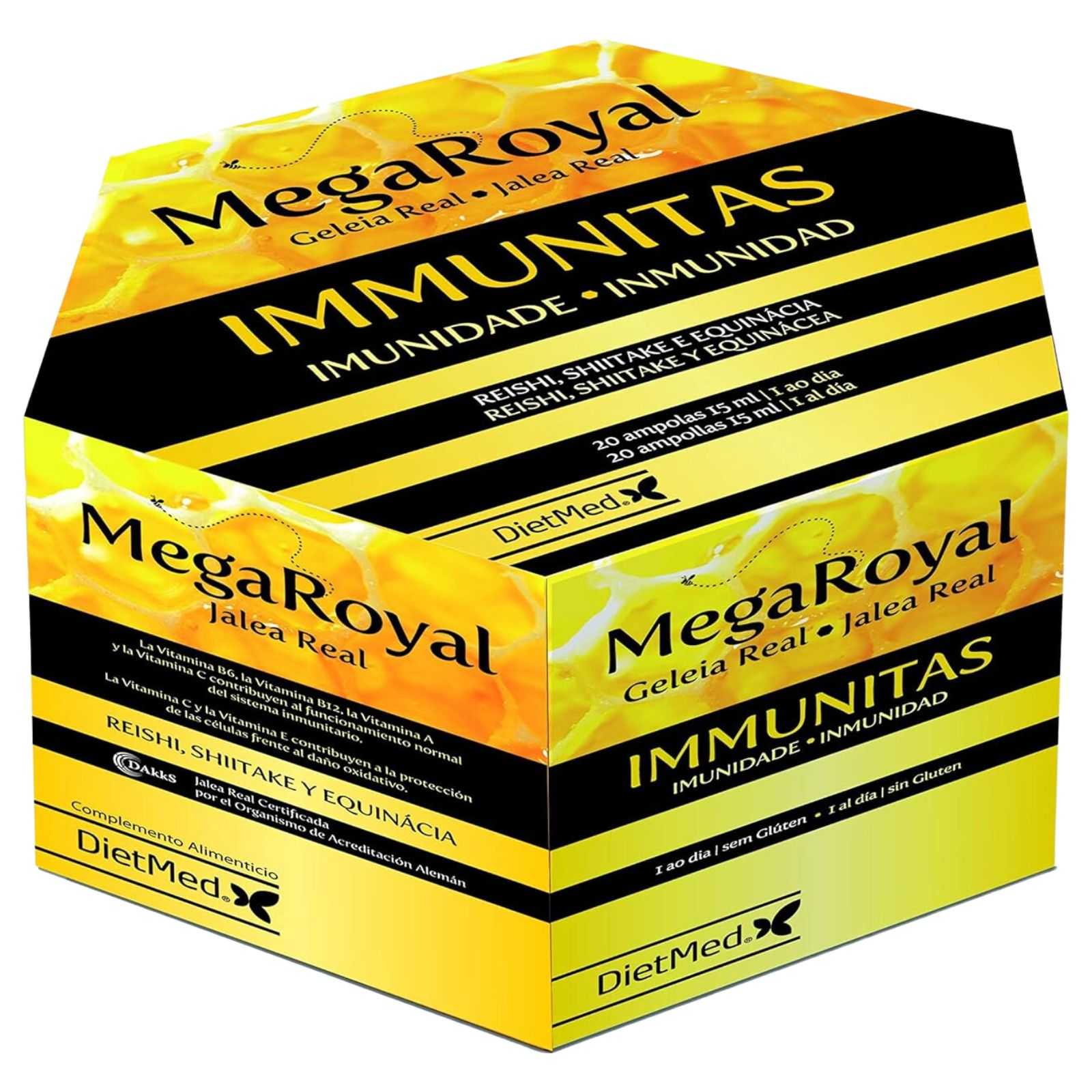 Dietmed Mega Royal Immunitas 20 ampolas