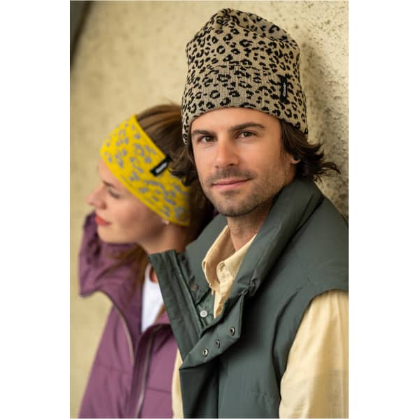 Bonnet ski EISBÄR BANTO MÜ RL ANIMAL PRINT BEIGE