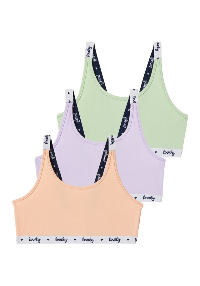 Buffalo Bustier, 3 mit bedruckten Trägern