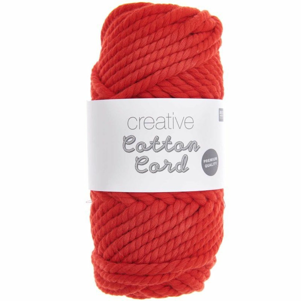 Pelote de corde en coton 25 m - rouge
