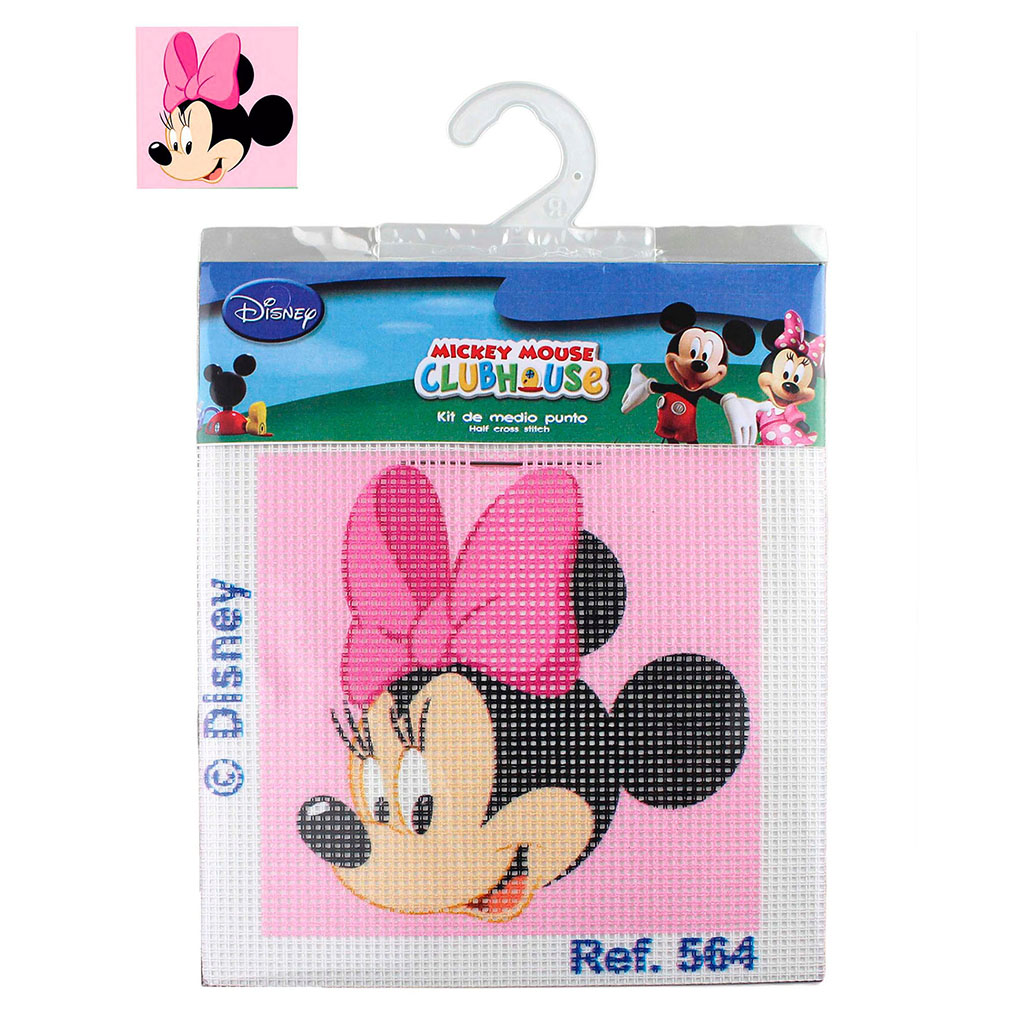 Kit point de croix Minnie Mouse 12x12cm
