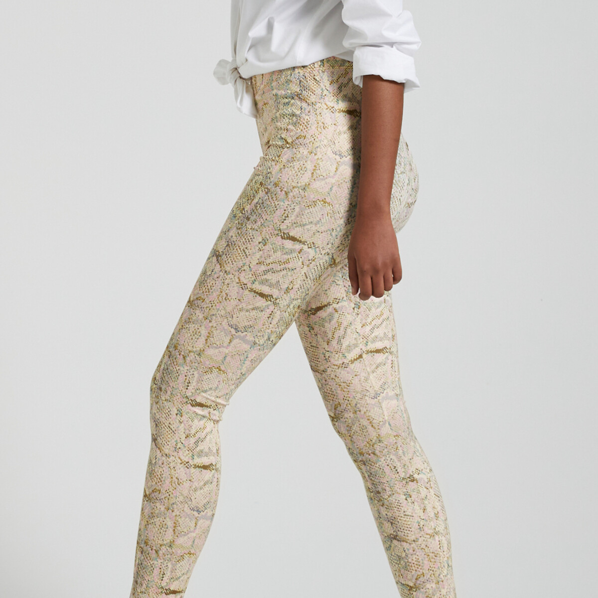 NOISY MAY<br>Leggings de cintura alta, estampa animal