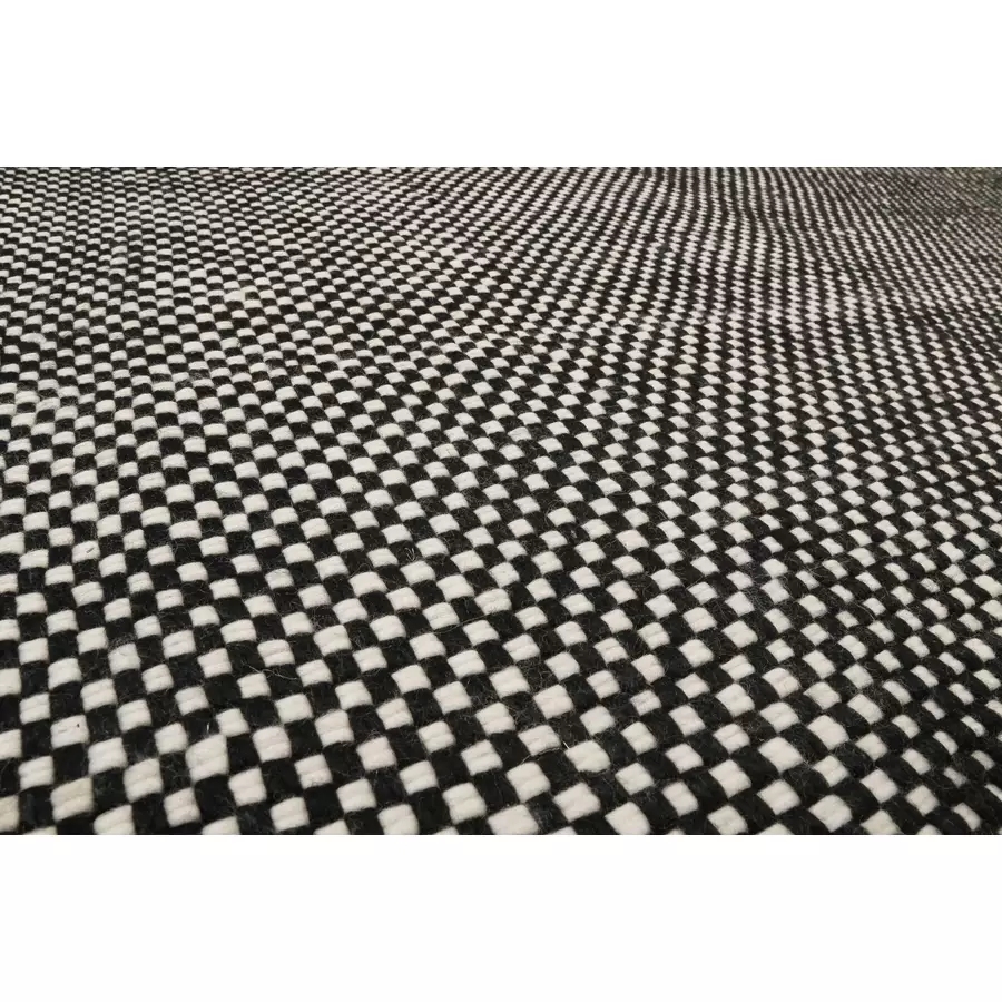 Esprit Handweb-Teppich Casa schwarz