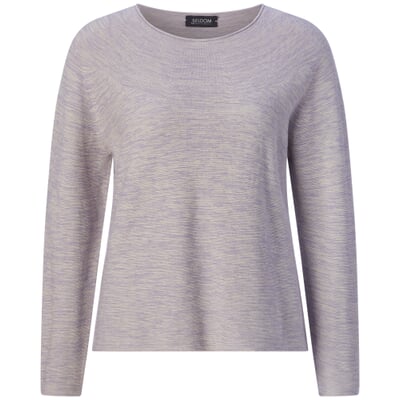 Damenshirt Baumwolle, Fliedermelange