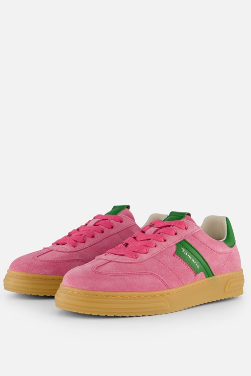 Tamaris Sneakers roze Textiel