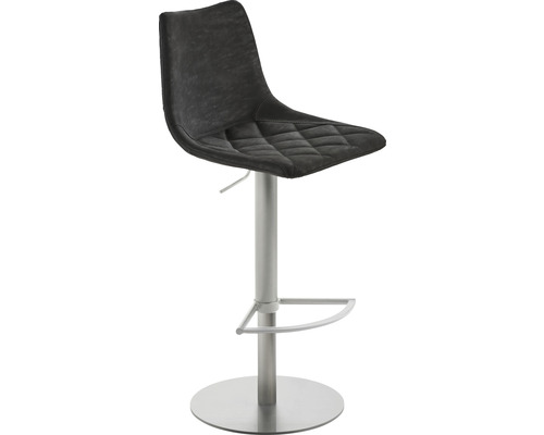 Barkruk Mayer Zitmeubelen 1375 43 x 46 x 85 cm RVS zwart