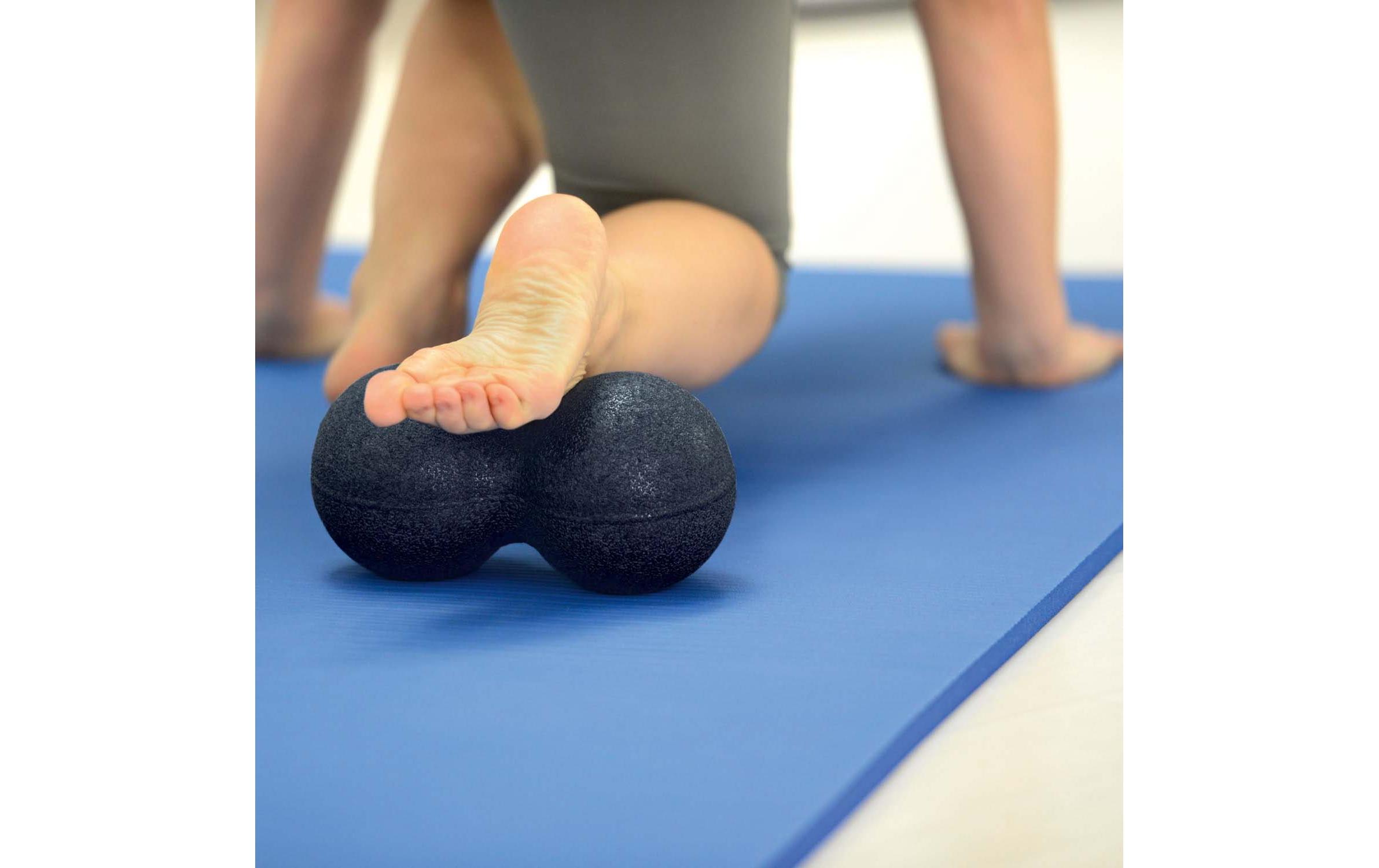 Myofascia Double Ball gross Ø 12 cm schwarzDoppelball fürs Faszientraining