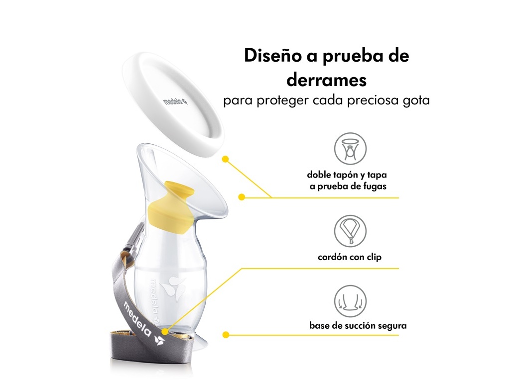 COLETOR LEITE MATERNO MEDELA SILICONE 100ML