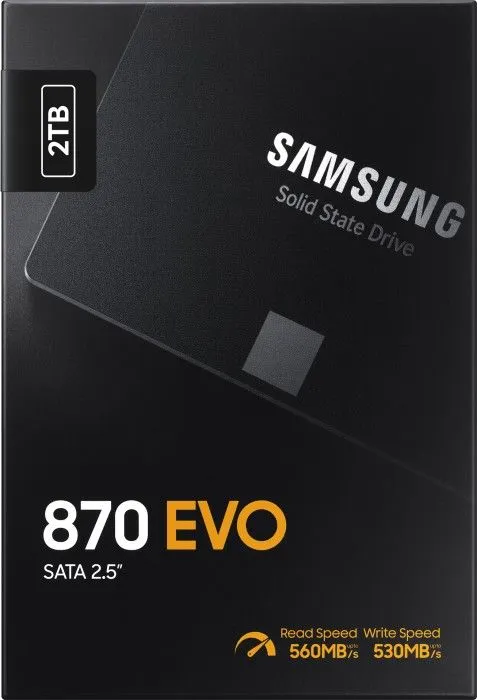Samsung 870 EVO 2,5 Zoll SSD, SATA 6G - 2 TB