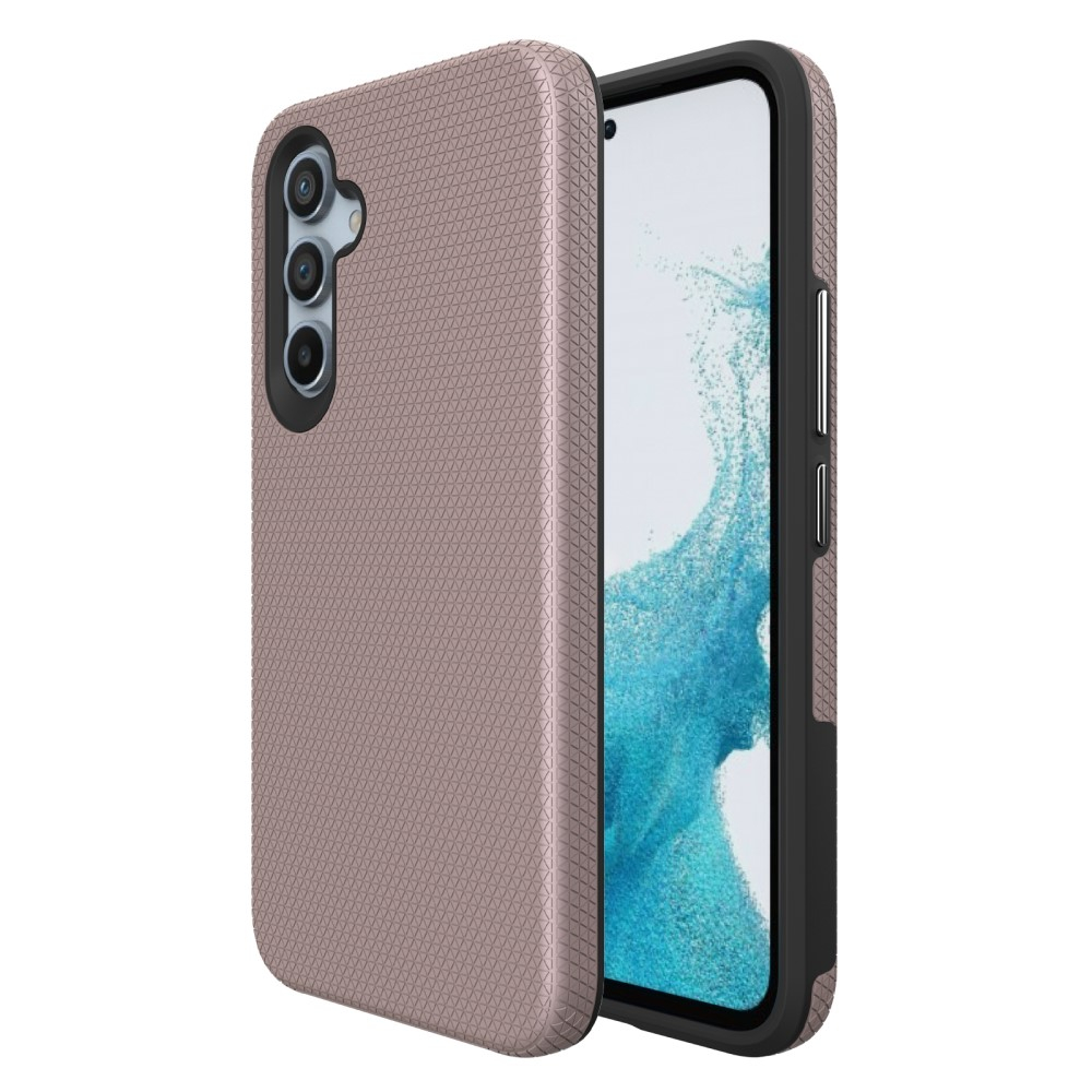 Samsung Galaxy A54 5G Hybrid Hardcase Hülle Grip Design - Roségold