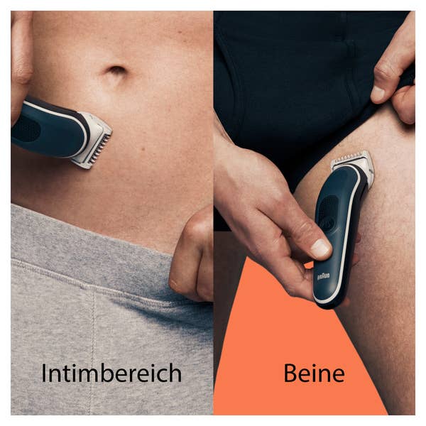 Braun Bodygroomer Series 5 5350, Bodygroomer für Männer, sanftes Ganzkörper-Bodygrooming