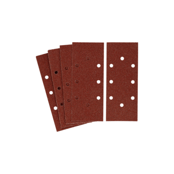 Irwin schuurvel 230 x 93 mm K40 voor klembevestiging, met perforatie voor B D, 5 stuks.