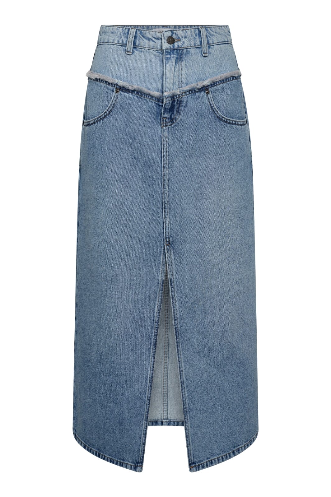 Co´Couture Denimcc Block Slit Skirt 34154