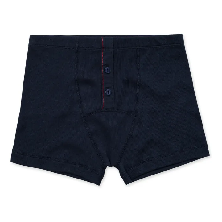 Hemen Biarritz Boxer Albar Coton Bio | Bleu marine