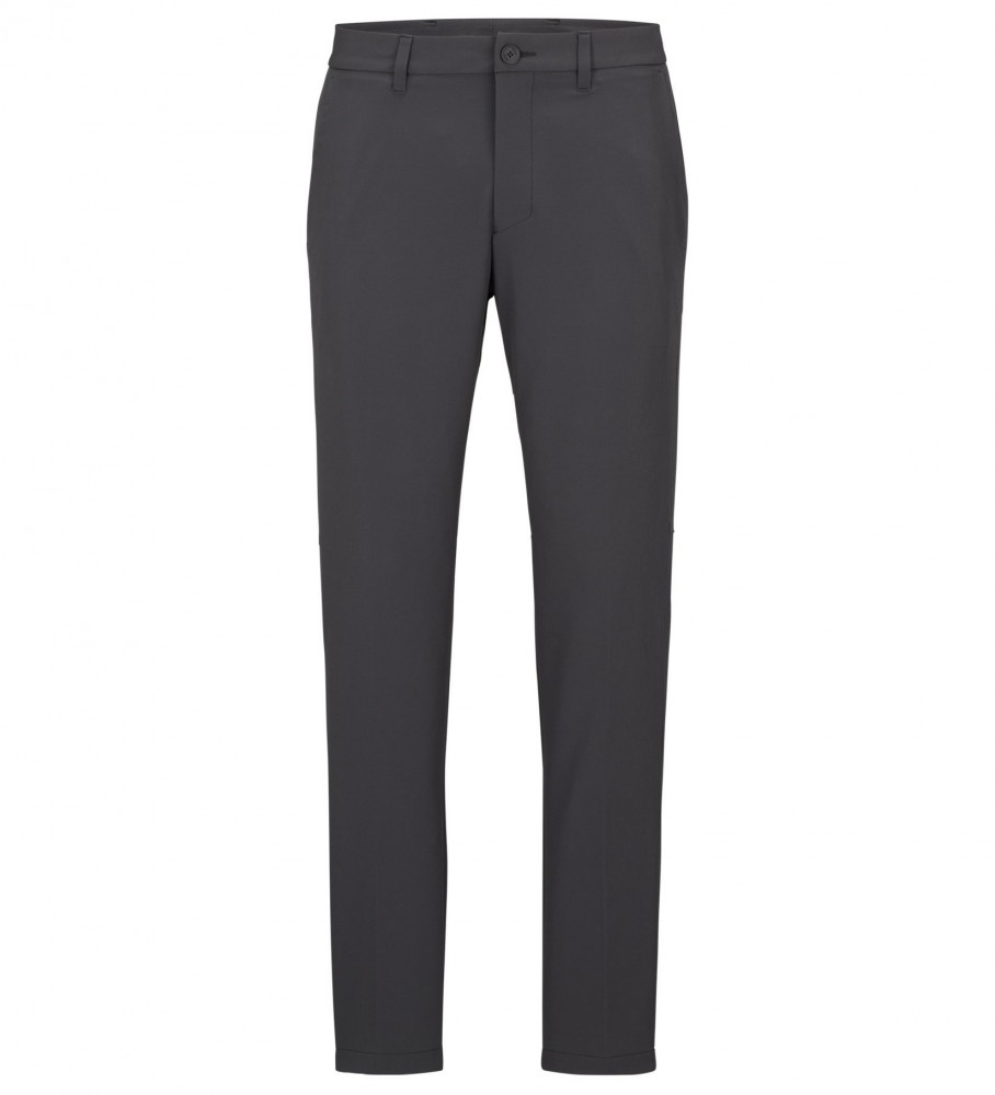 Calça chino slim BOSS Commuter cinza