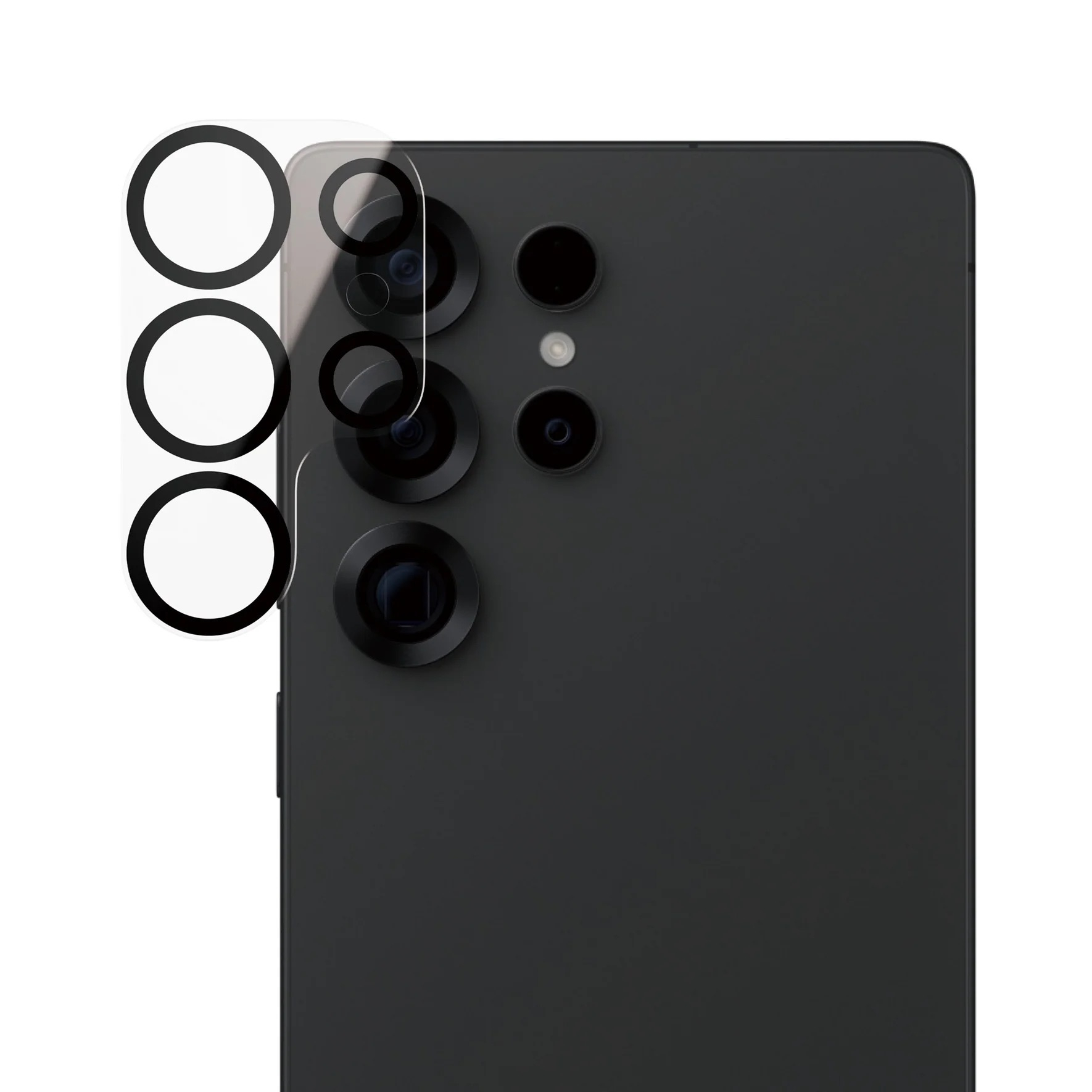 Samsung Galaxy S25 Ultra Kamera Objektiv Protector Vollschutz Panzer Glas (PGRPIPEG38488) - Transparent