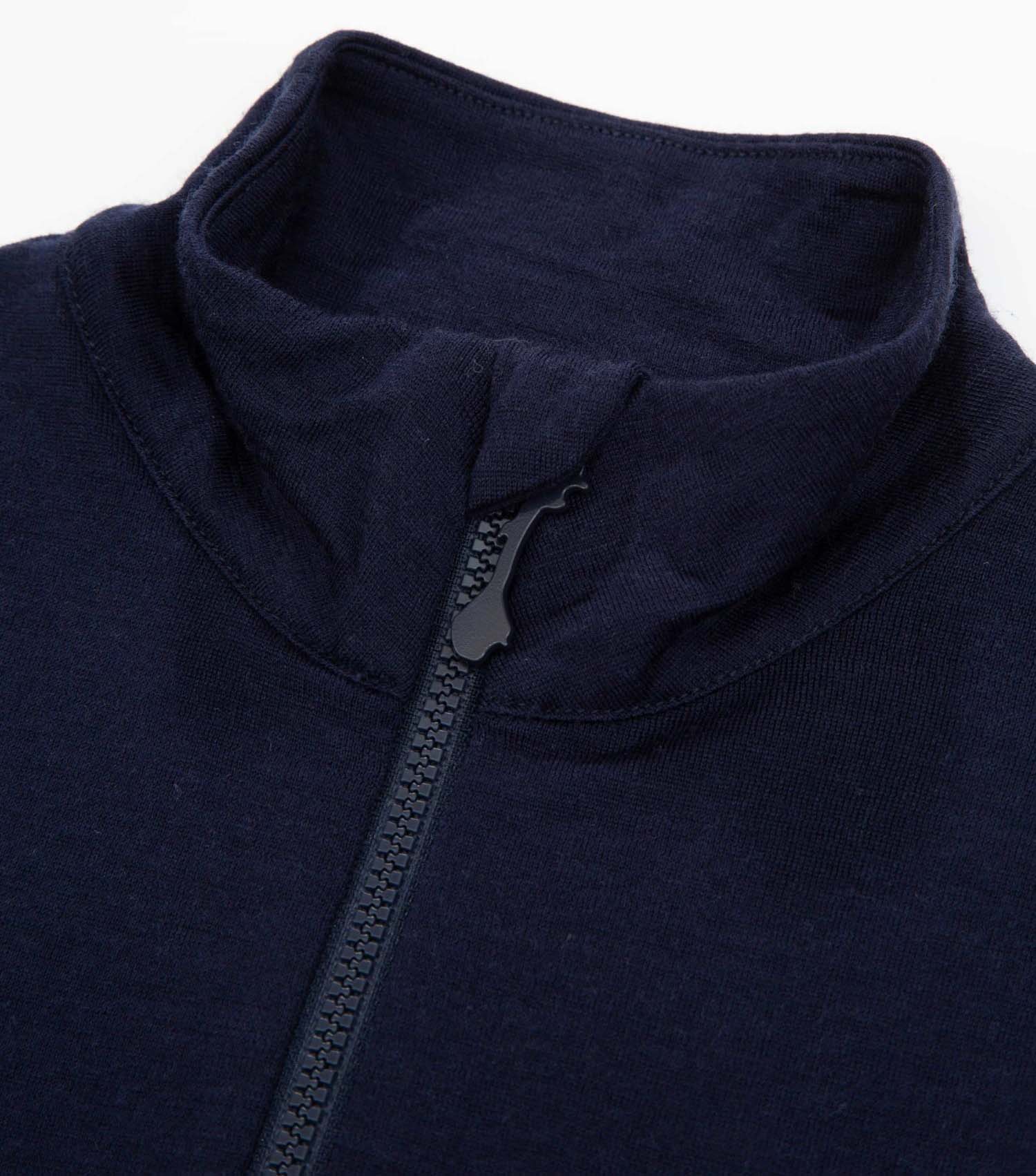 Sarpsborg Half Zip Ulltrøye Barn Blue Ink