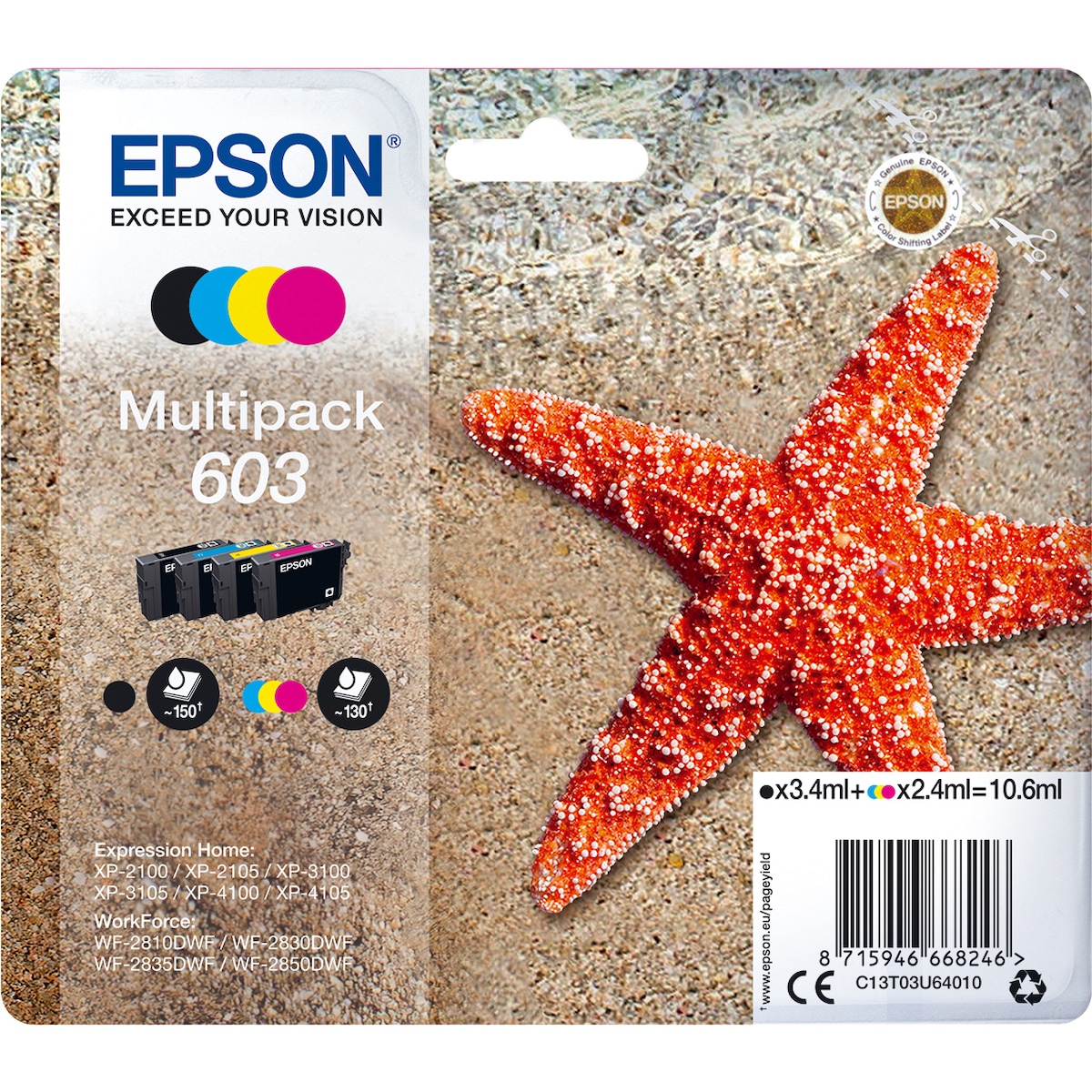 Epson 603 blekkpatron kombopakke