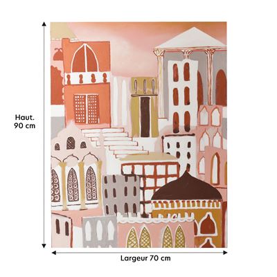 Tableau village oriental
