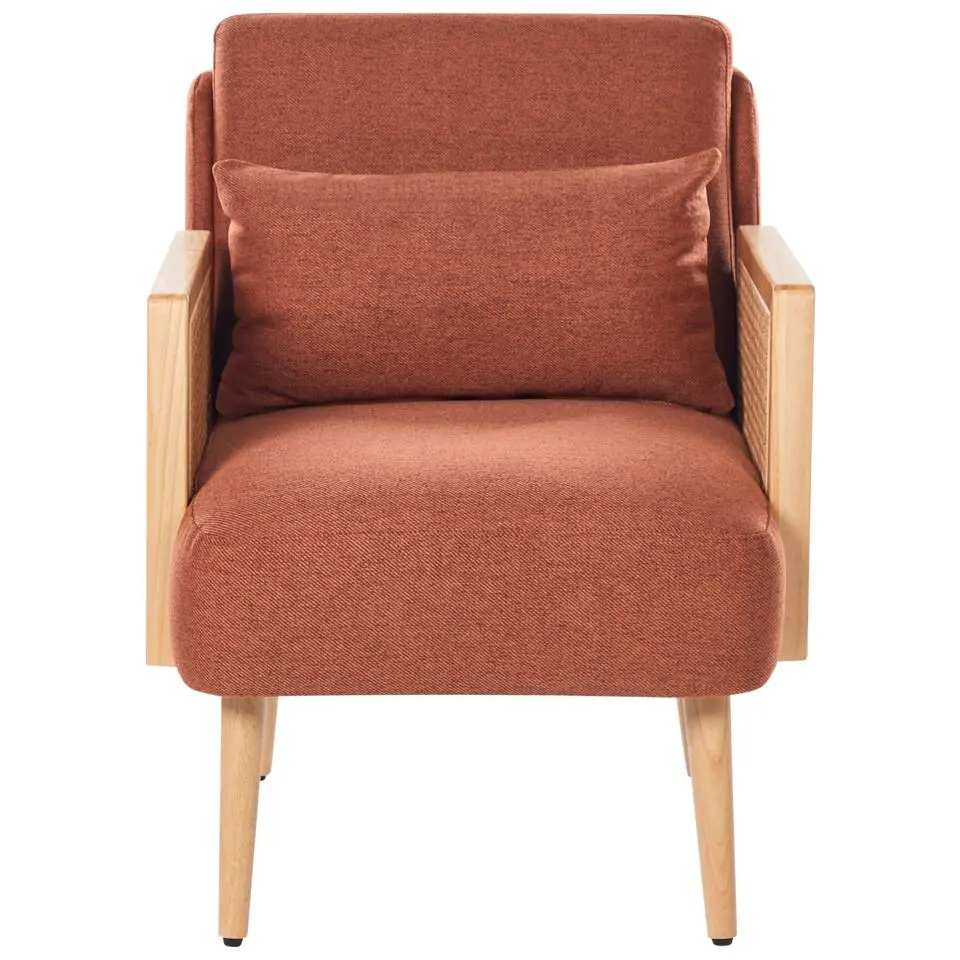 ORUM - Fauteuil - Oranje - Rotan