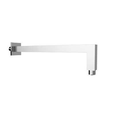 Plieger Napoli vierkante douchearm voor wandmontage 33cm chroom