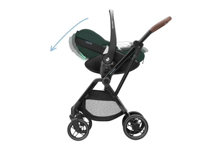 Pebble 360 Pro² 0 - 18 M  40 - 87 cm  0 - 13 kg    Innovative SlideTech® Technologie |    Flache Liegeposition |    ClimaFlow zur Temperaturregulierung |    Easy-in-Gurt |    G-CELL Seitenaufprallschutz |