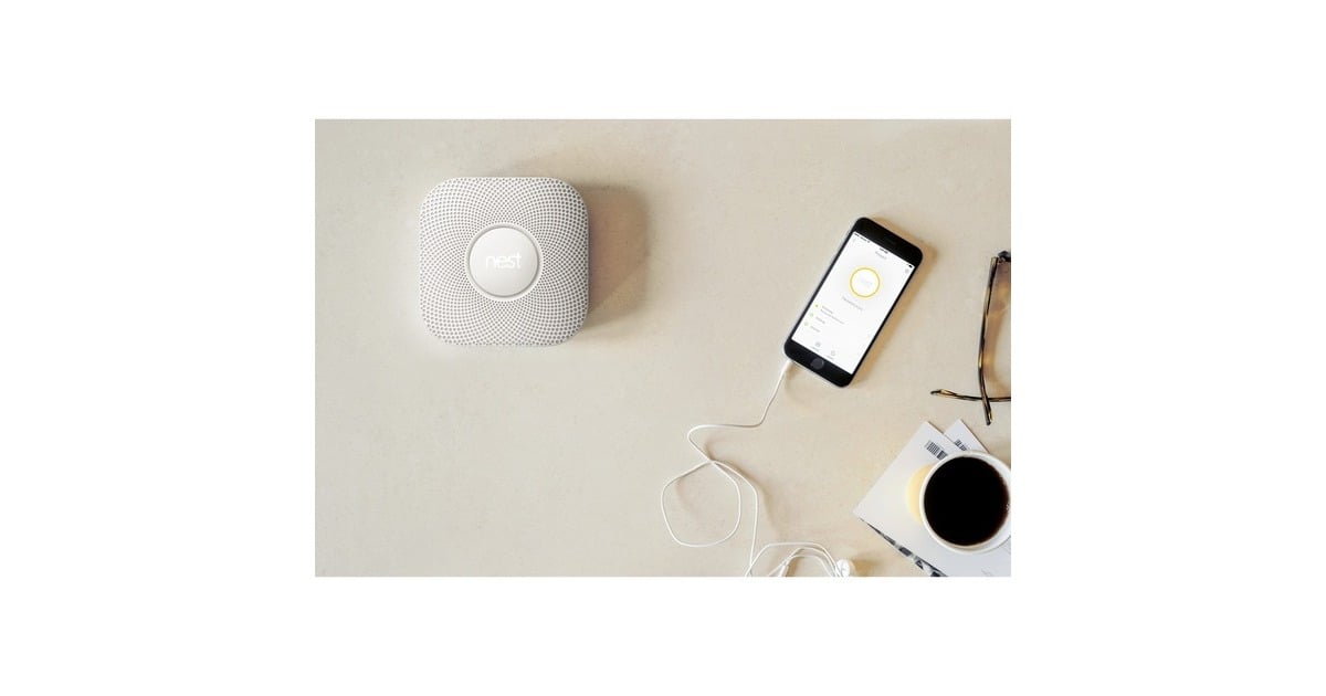 GoogleNest Protect (2e generatie) rookmelder  (Wit, Batterij model)