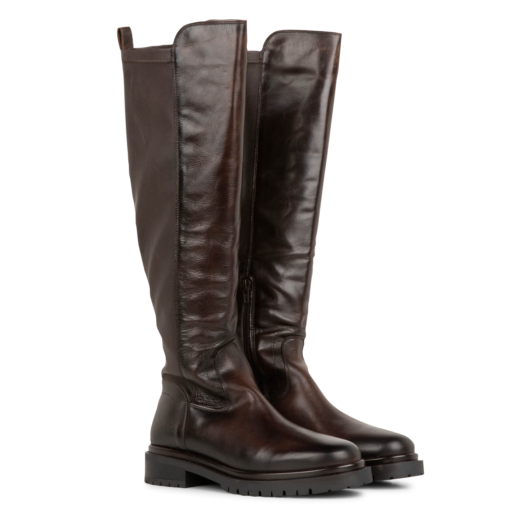 OTTER - Bottes en cuir| Marron
