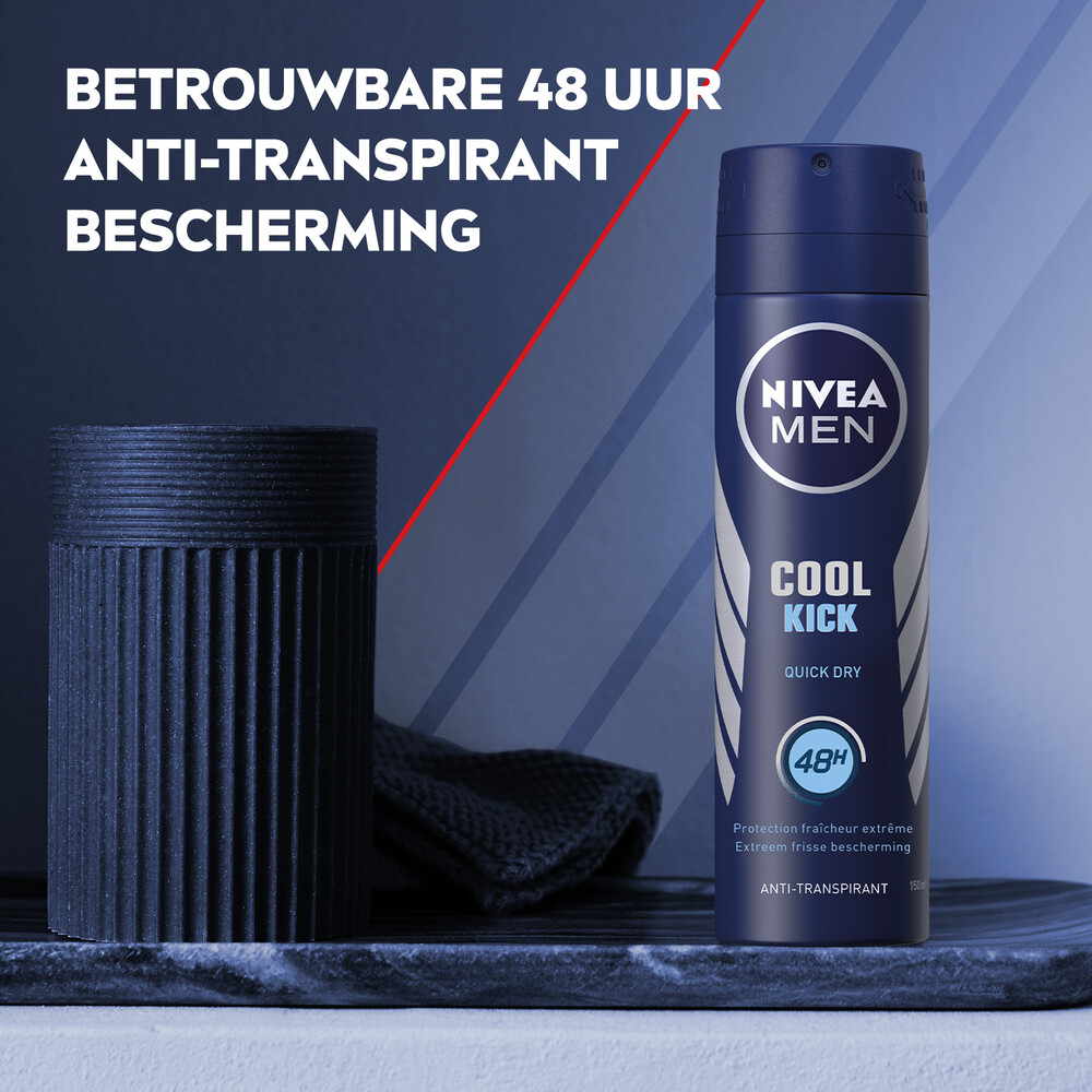 6x Nivea Men Deodorant Spray Cool Kick150 ml