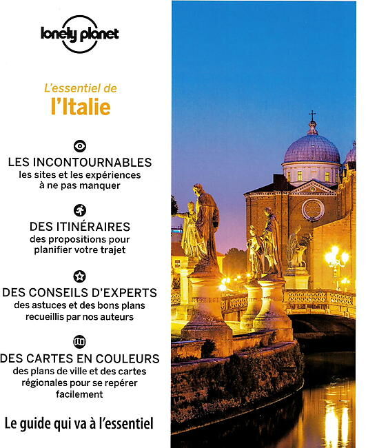 LONELY PLANET - L ESSENTIEL DE L ITALIE