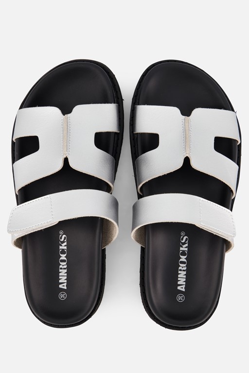 Ann Rocks Sandalen zwart Pu