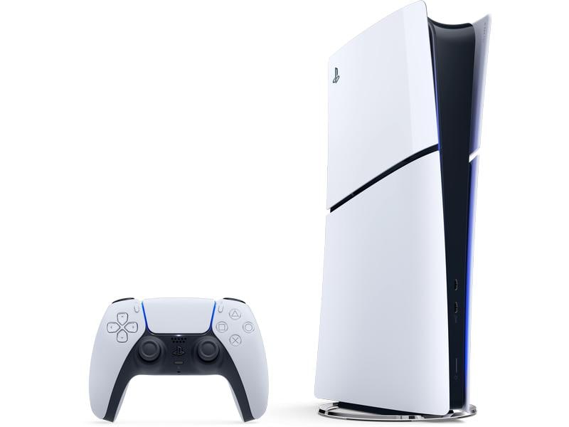 Sony Spielkonsole PlayStation 5 Slim – Digital Edition PS5-Digital Edition mit schlankerem und kompakterem Design