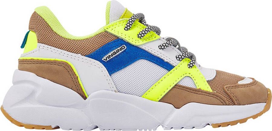 Vingino Zanetti Lage sneakers Leren Sneaker Wit
