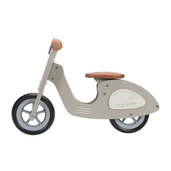 Little Dutch Houten Loopscooter Olive
