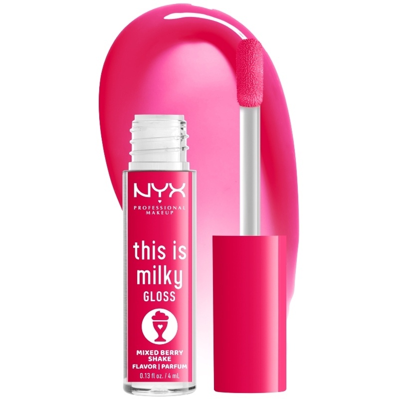 NYX Prof. Makeup This Is Milky Gloss 4 ml - 09 Mixed Berry Shake