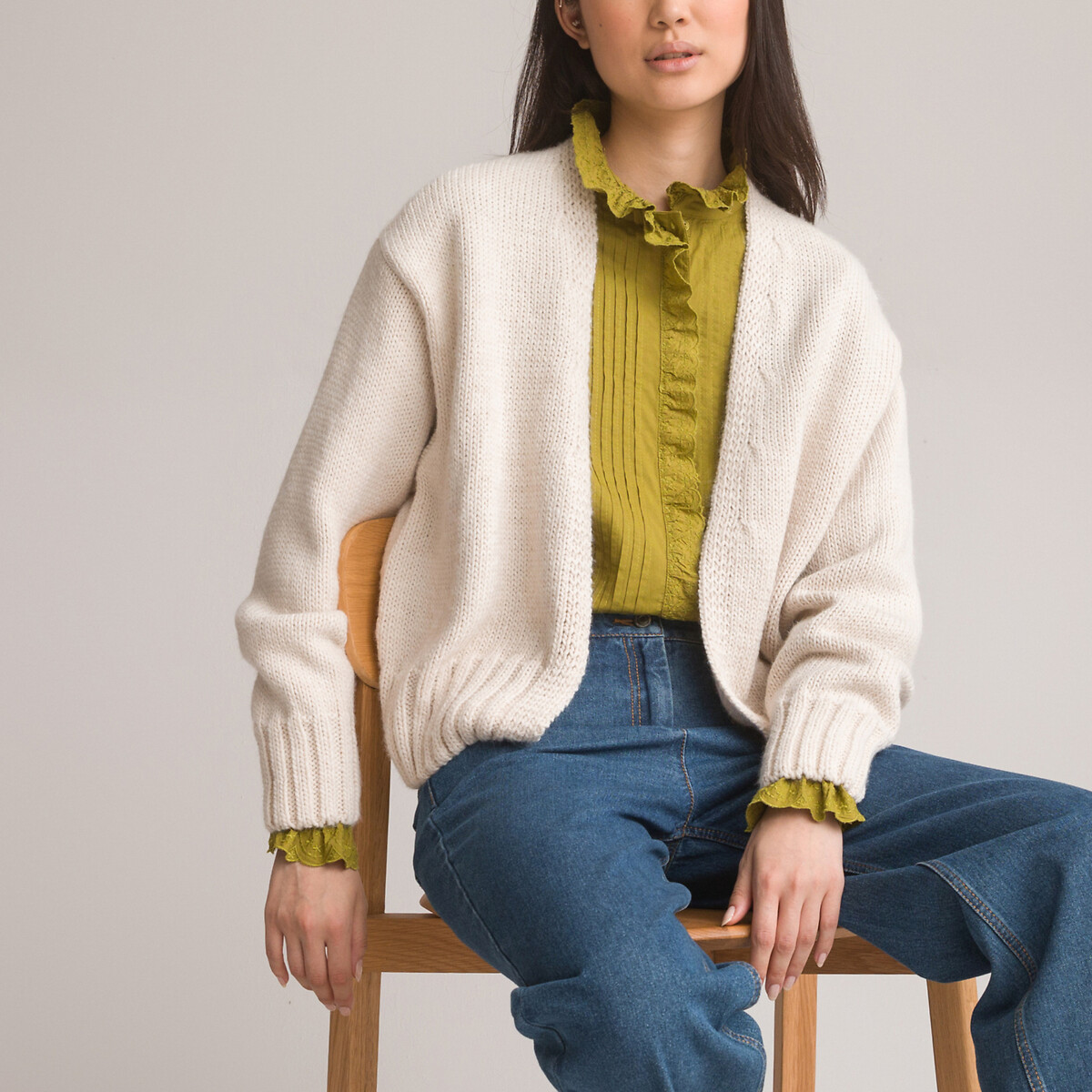 COLEÇÕES LA REDOUTE<br>Colete Cardicool, malha grande