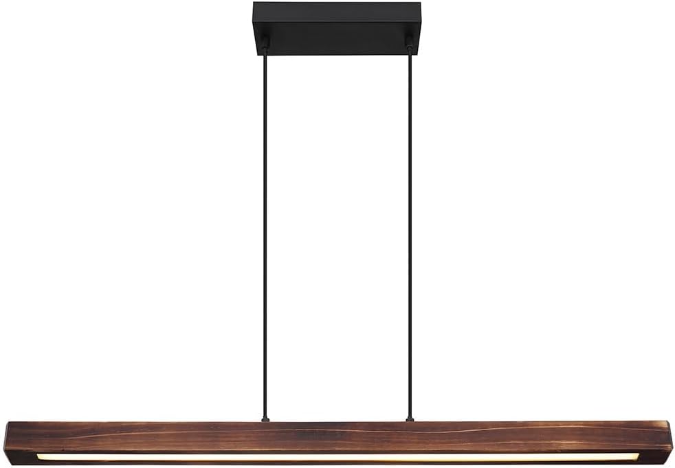 Globo Holz Pendelleuchte Tibeon 70cm - 15536H