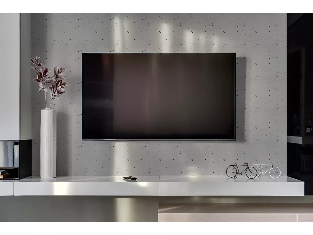Panneaux muraux en vinyle, Planches en vinyle adhésives - 100x50 cm - Béton architectural