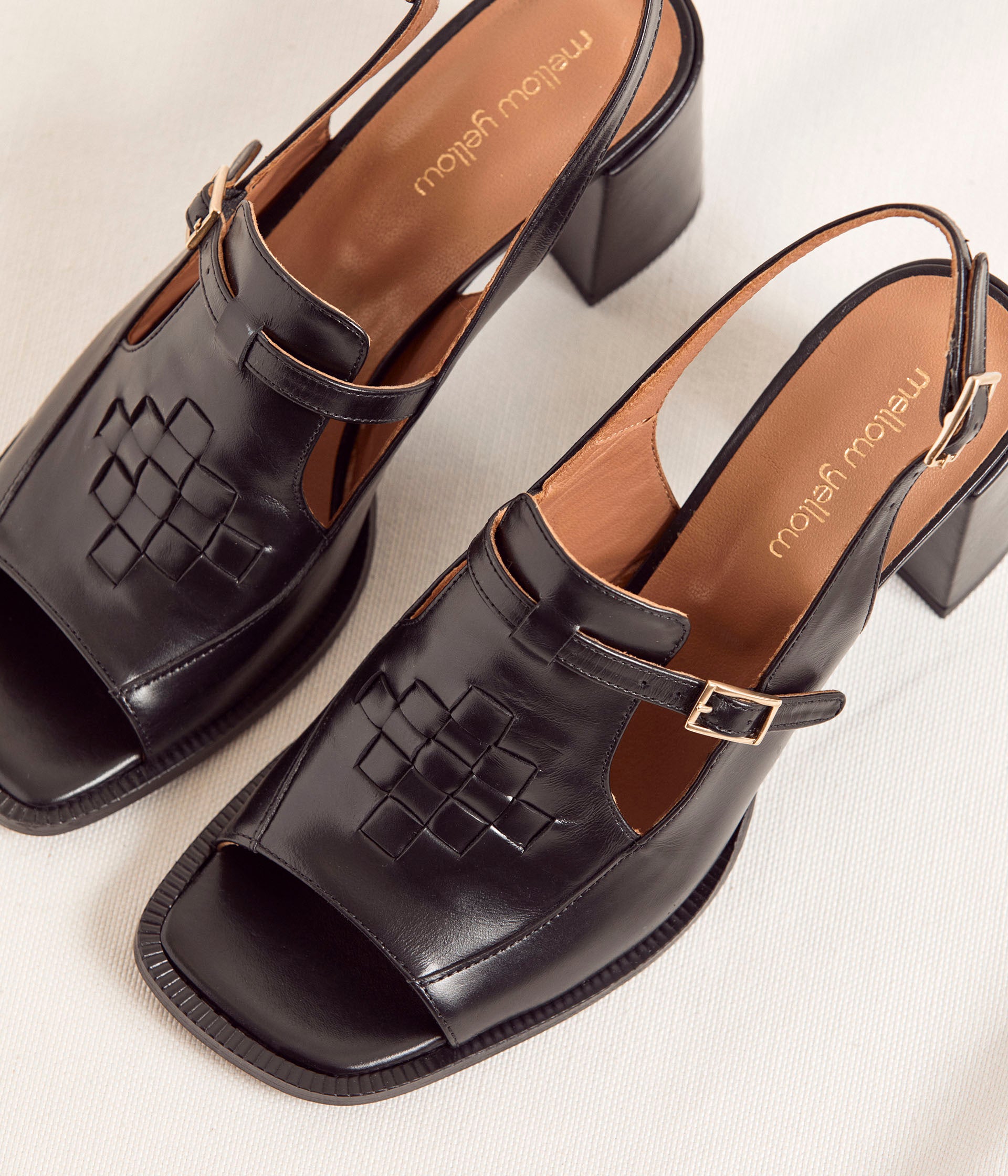 Sandales noires Addison