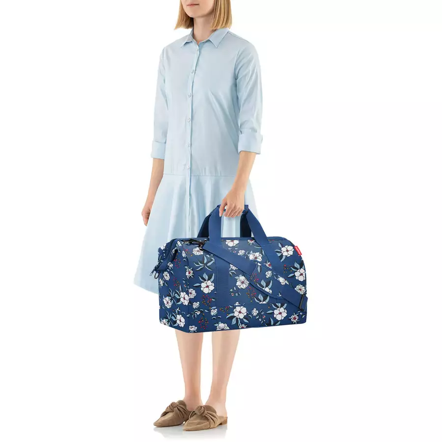 reisenthel travelling allrounder L - Reisetasche 48 cm garden blue